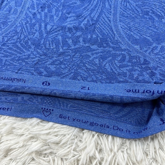 Lululemon Swiftly Tech Racerback Heathered Harbor Blue - Picture 2 of 5